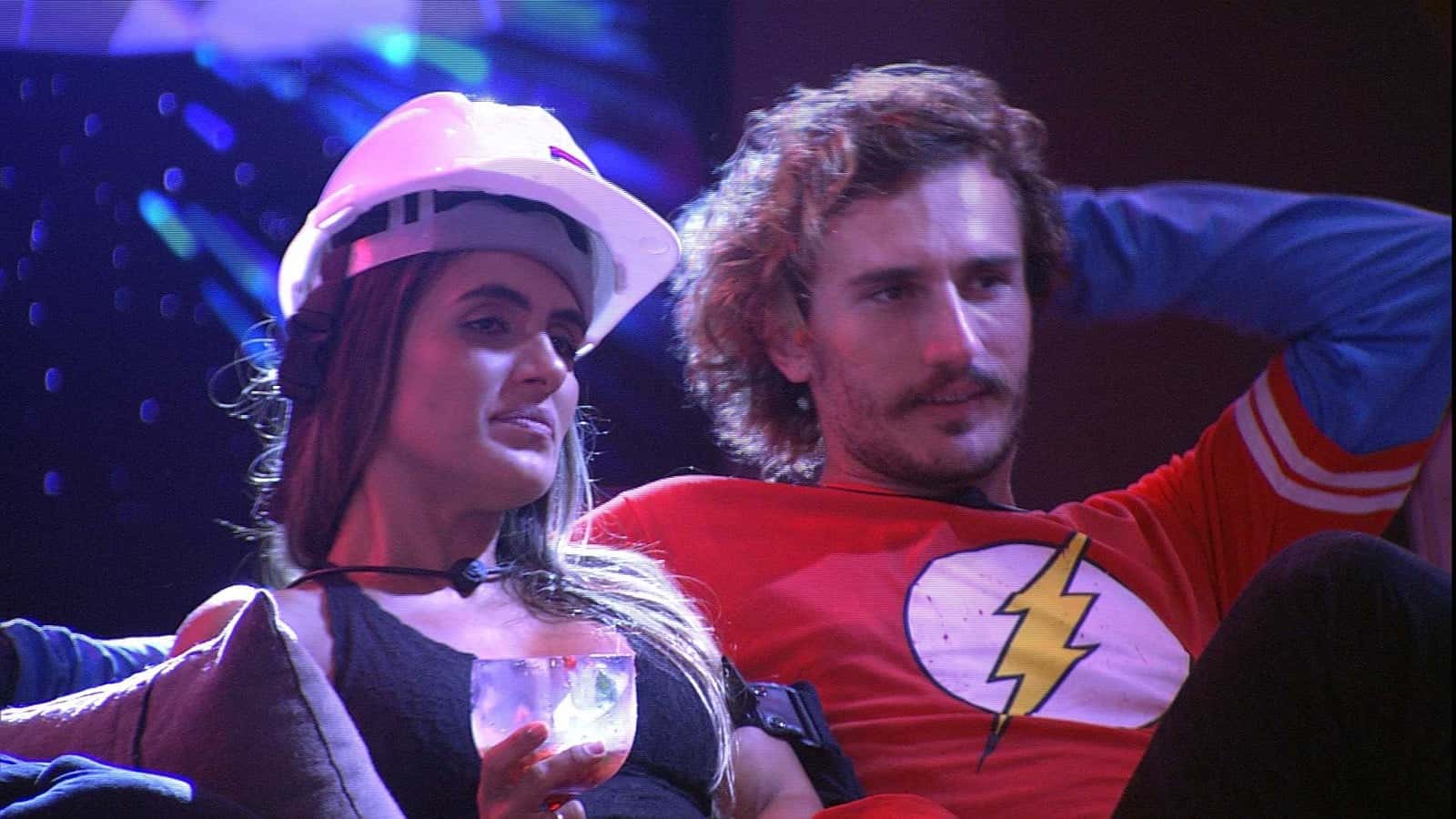 BBB19: Carol e Alan no Big Brother (Foto: Reprodução/GloboPlay/BBB)