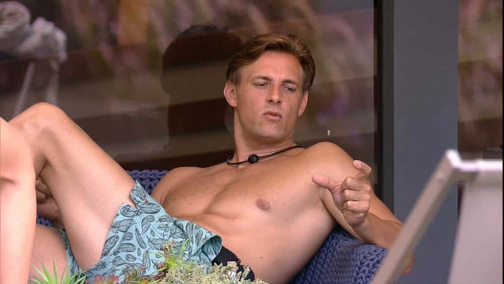 Diego está emparedado no BBB19 (Foto: Reprodução/Globo)