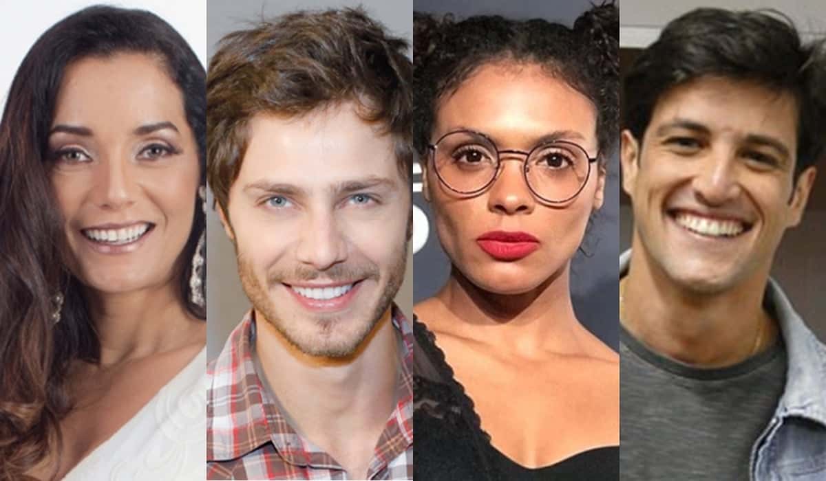 Parte do elenco da macrossérie Jezabel, nova produção bíblica da Record. (Foto: Reprodução)