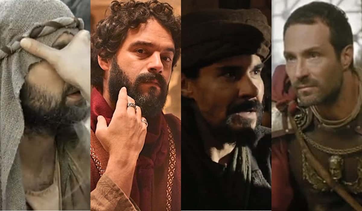 Trama bíblica chega ao fim aumentando os índices da emissora. (Foto: Reprodução/Montagem)
