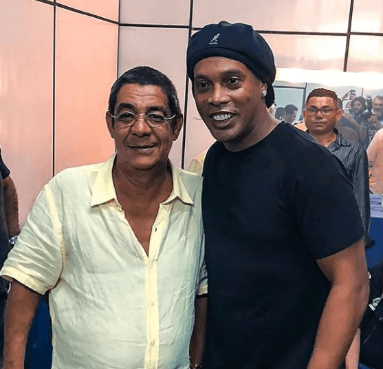 Ronaldinho e Zeca Pagodinho. (Foto: Reprodução)