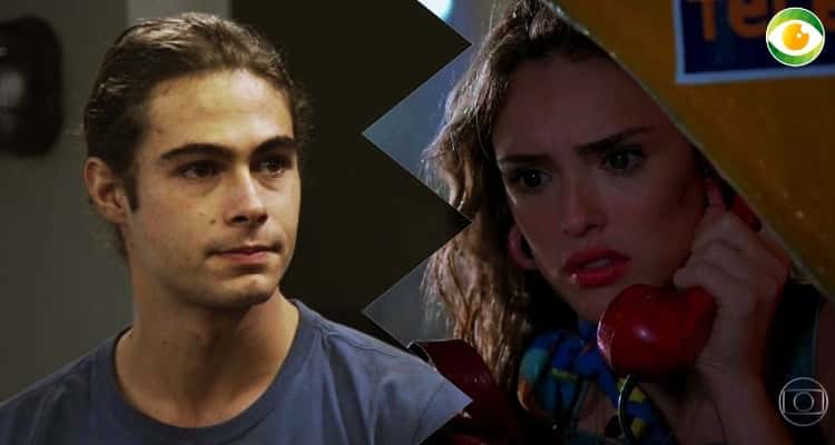 Manuzita e João em Verão 90 (Foto: Montagem/Globo)