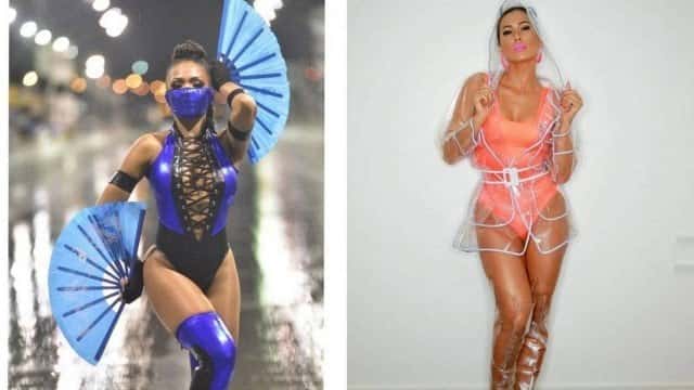 Lívia Andrade irrita rainha de bateria da Império de Casa Verde em ensaio em SP (Foto: Reprodução/Instagram)