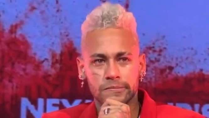 Neymar chora em festa de aniversário (Foto: Reprodução/Instagram)