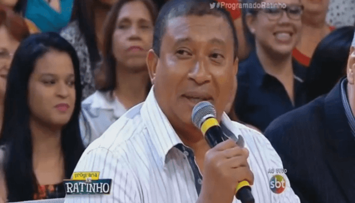 Pedro Manso no Programa do Ratinho (Foto: Reprodução/SBT)