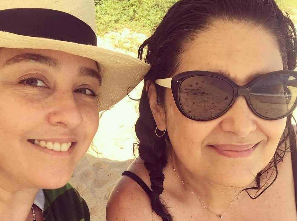 Debora Lamm e Inez Viana, atrizes da Globo, estão casadas há dez anos. (Foto: Reprodução / Internet)