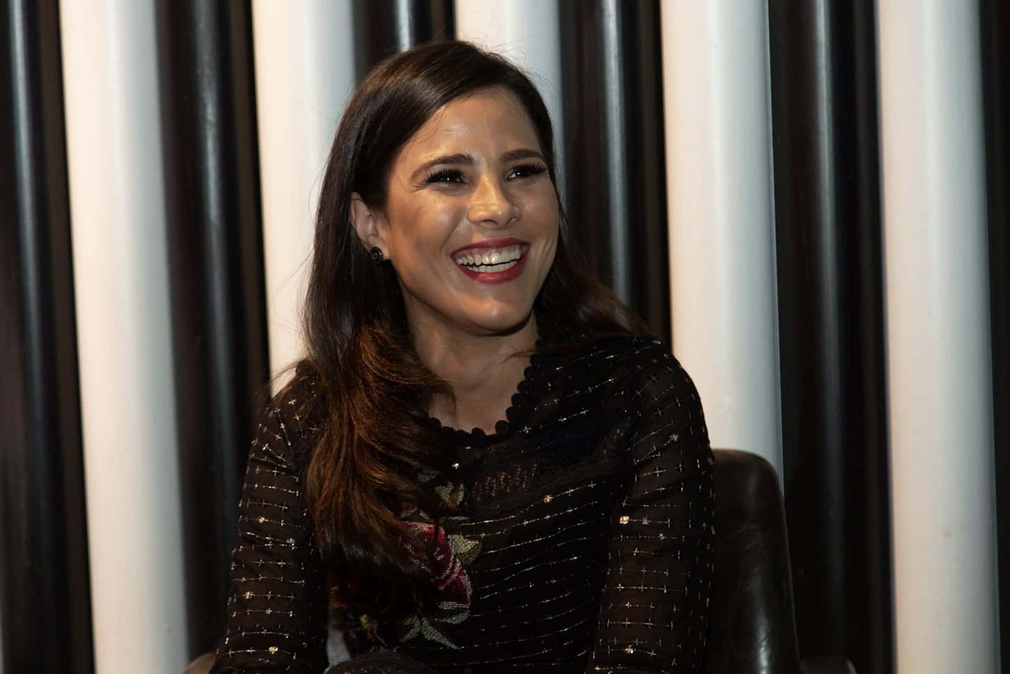 Wanessa Carmargo em coletiva (Foto: Agnews)