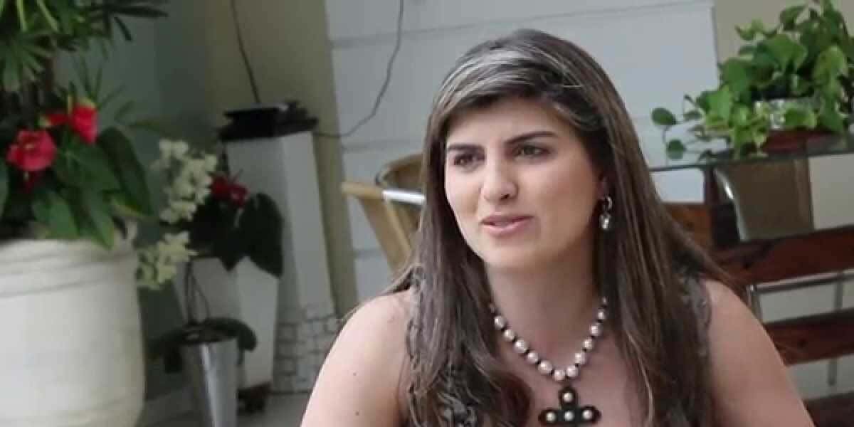 A apresentadora Michelle Sampaio foi demitida da Globo por estar acima do peso (Foto: Reprodução)