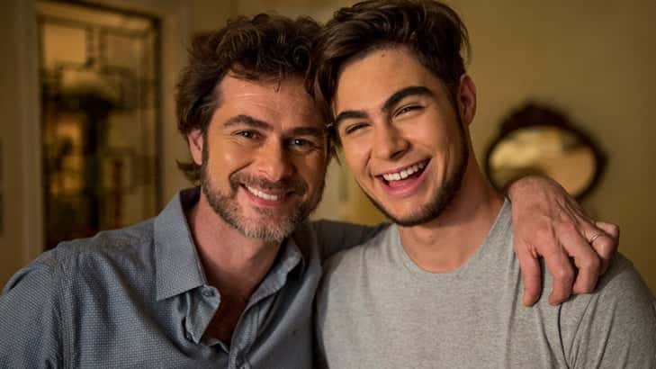 Rafael Vitti ao lado do pai, João. (Foto: Divulgação)