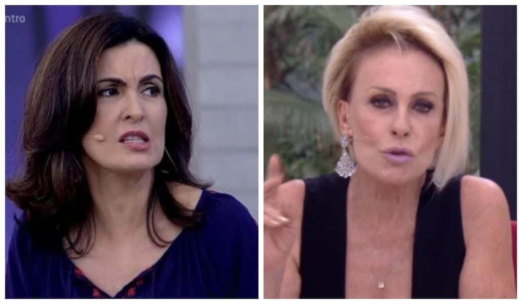 Ana Maria Braga fala demais e acaba expondo Fátima Bernardes ao vivo (Foto: Reprodução/ Globo)