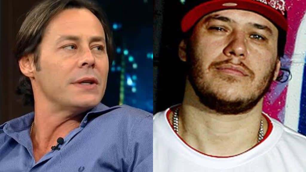 Theo Becker e Chorão (Foto: Montagem/TV Foco)