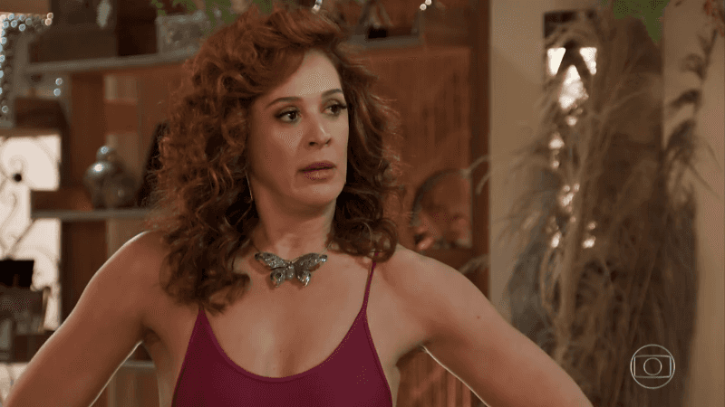 Claudia Raia em cena de Verão 90 (Foto: Reprodução/Globo)