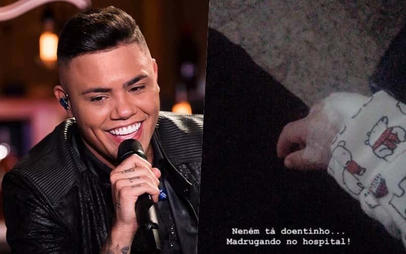 Felipe Araújo e Miguel (Foto: Reprodução)