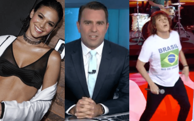 Bruna Marquezine, Rodrigo Bocardi e Show dos Famosos