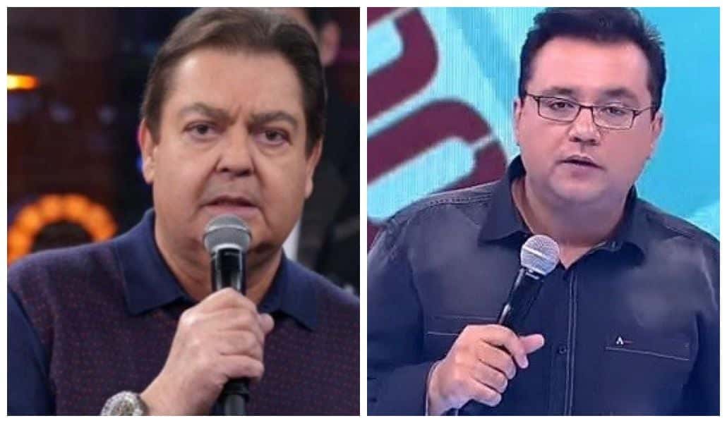 Neste próximo Domingo Show, ex-contratado da Globo, vai ao programa e irá falar de Faustão (Foto: Reprodução/ Globo/ Record)