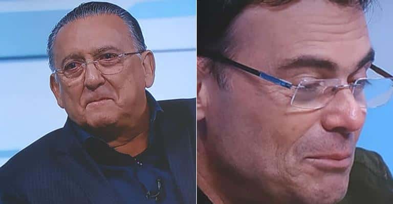 Galvão Bueno e Tino Marcos (Foto: Reprodução)