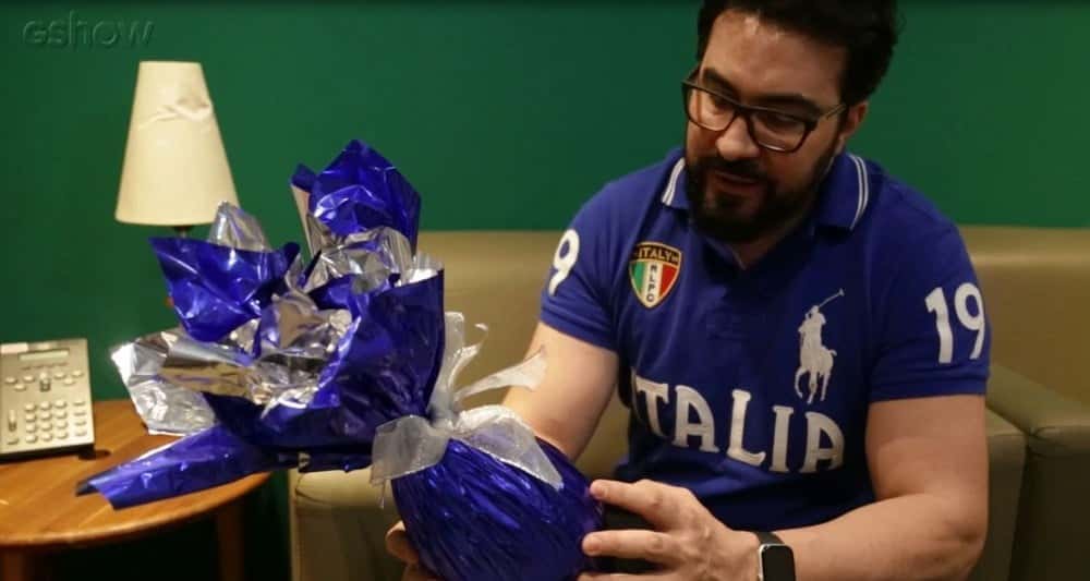 O padre Fábio de Melo durante participação no programa SóTocaTop (Foto: Reprodução)