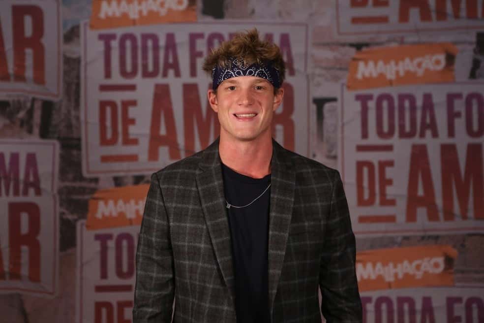 Pedro Novaes, filho de Letícia Spiller e Marcello Novaes, em Malhação (Foto: Isabella Pinheiro/Gshow)