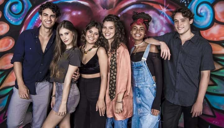 Parte do elenco jovem da nova temporada de Malhação. (Foto: João Cotta/Globo)