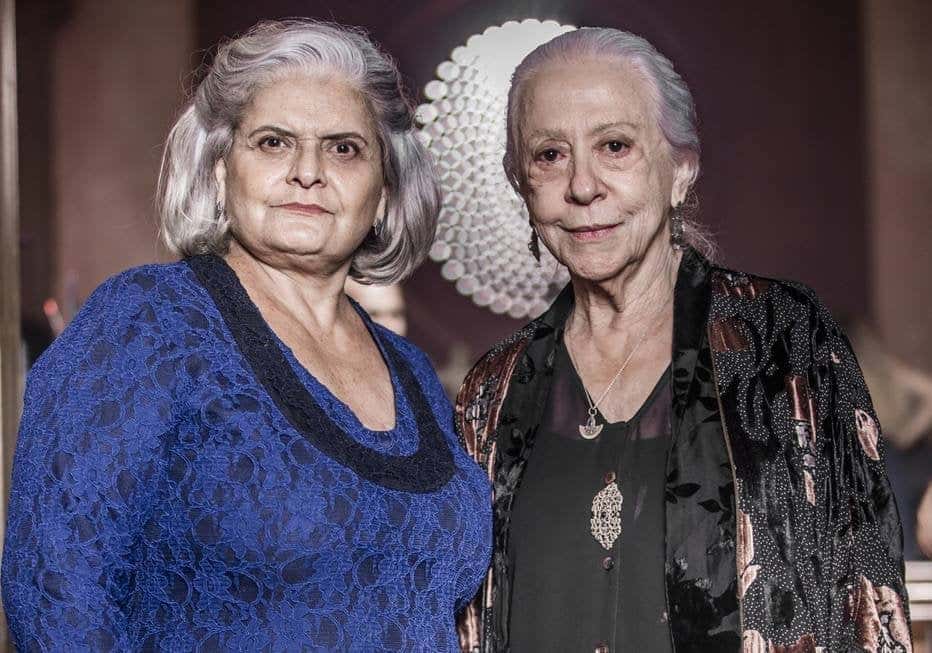 Jussara Freire e Fernanda Montenegro em A Dona do Pedaço da Globo (Foto: João Miguel Junior/TV Globo)