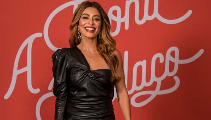 Juliana Paes no lançamento de A Dona do Pedaço (Foto: Globo/ Estevam Avellar)