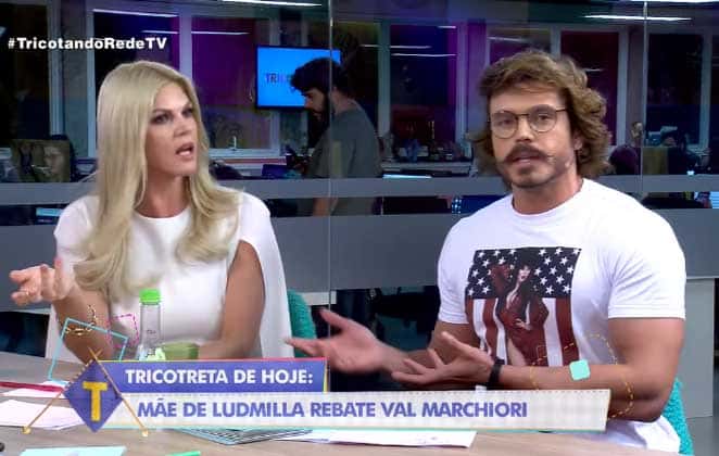 Val Marchiori e Franklin David (Reprodução/RedeTV)