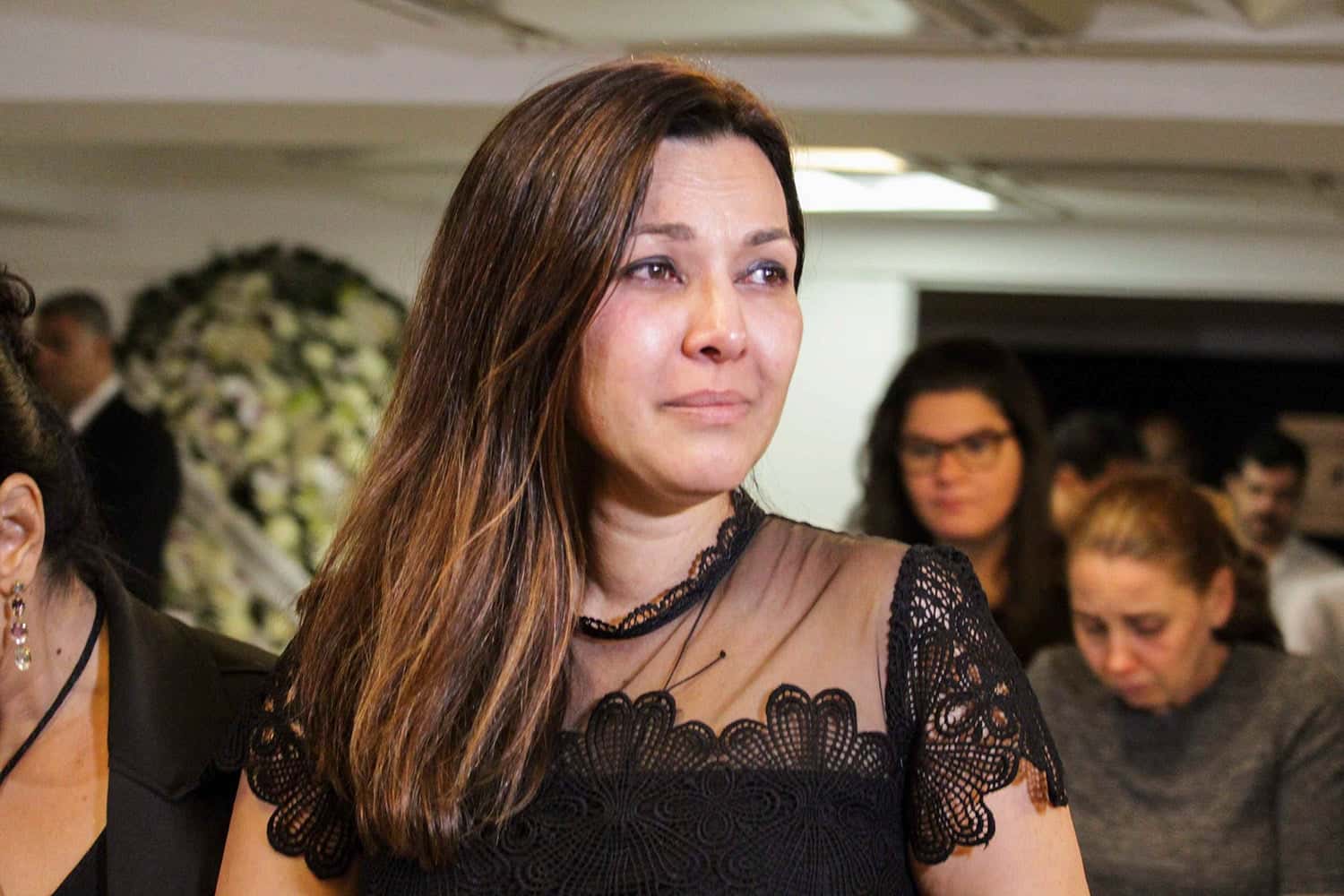Veruska Boechat , viúva de Ricardo Boechat