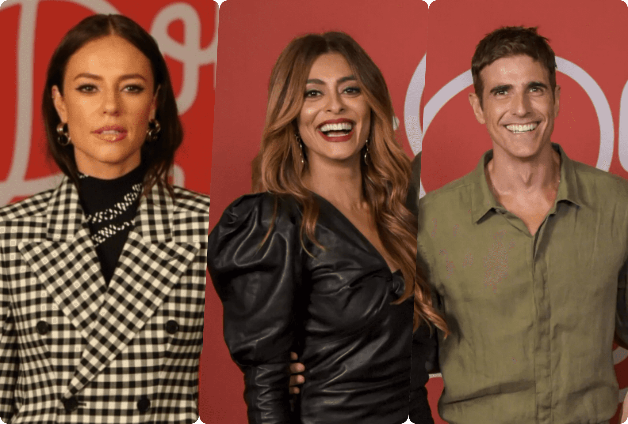 Reynaldo Gianecchini, Paolla Oliveira e Juliana Paes estarão em A Dona do Pedaço, nova novela da Globo (Foto: Montagem/TV Foco)