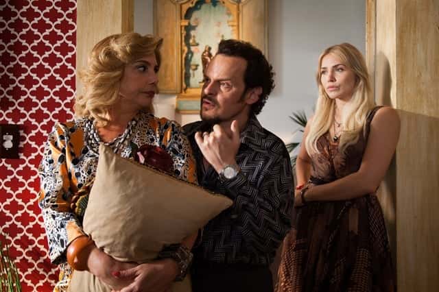 Heloisa Perissé, Matheus Nachtergaele e Letícia Colin) em cena de Cine Holliúdy (Foto: Globo/Marcos Rosa)