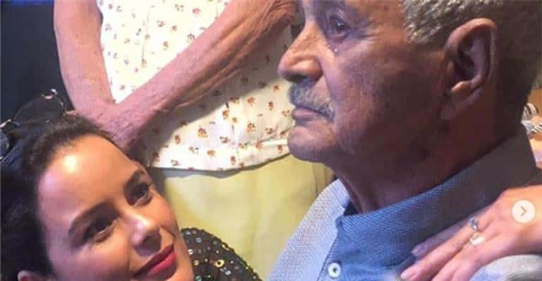 Irmã de Zezé di Camargo, Luciele di Camargo e seu pai, Francisco (Foto: Divulgação)