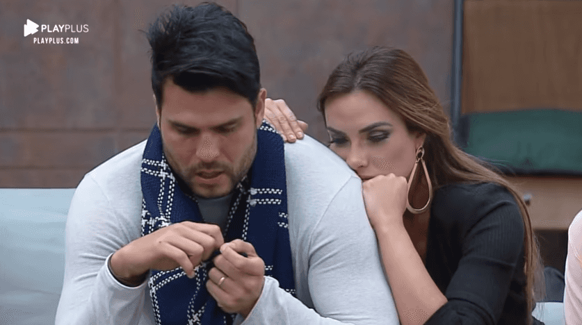 Marcelo Bimbi ficou sabendo da morte do irmão após vitória no Power Couple (Foto: Reprodução)