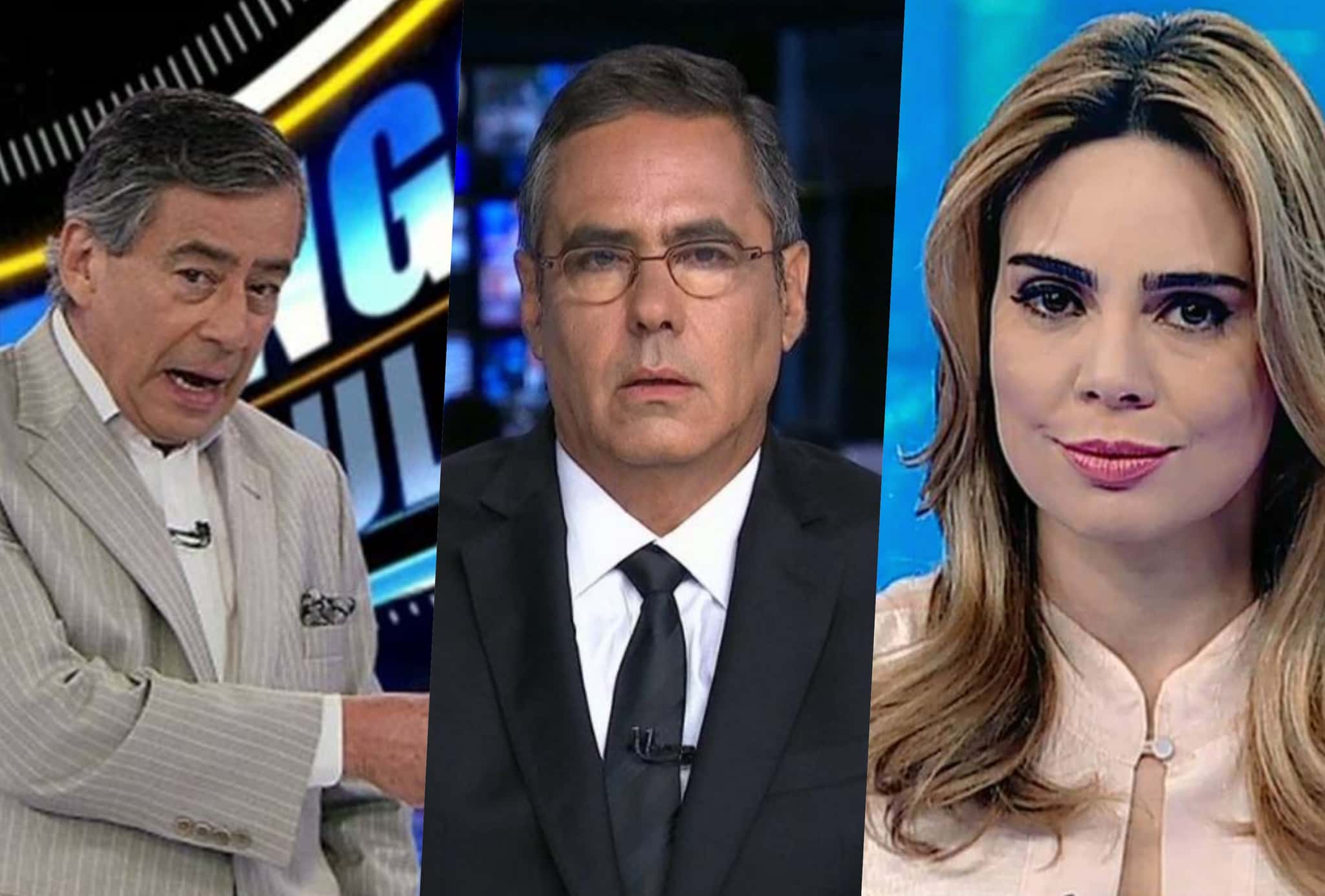 Paulo Henrique Amorim e Raquel Sheherazade são punidos por criticaram Bolsonaro e âncora da Band sai em defesa (Reprodução)