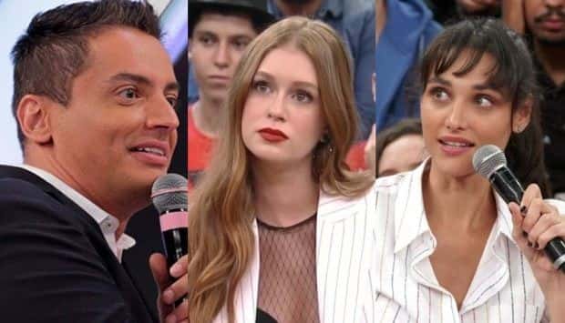 Leo Dias, Marina Ruy Barbosa e Débora Nascimento em mais uma polêmica no mundos dos famosos (Foto: Montagem)