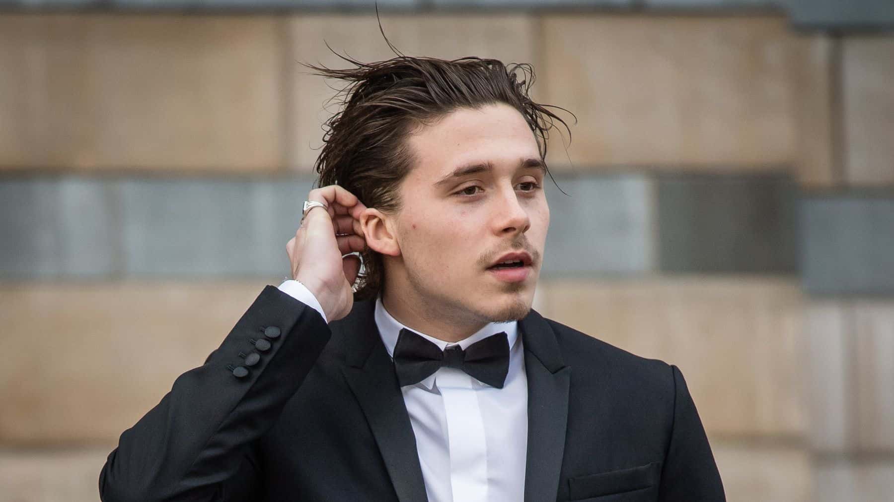 O modelo Brooklyn Beckham comete um erro em seu Instagram (Foto: Reprodução)