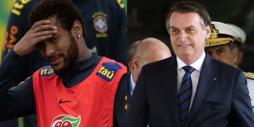 Neymar e Bolsonaro (Foto: Divulgação)