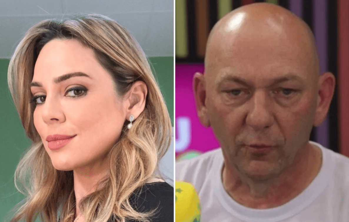 Briga entre Rachel Sheherazade e Luciano Hang (Foto: Reprodução)