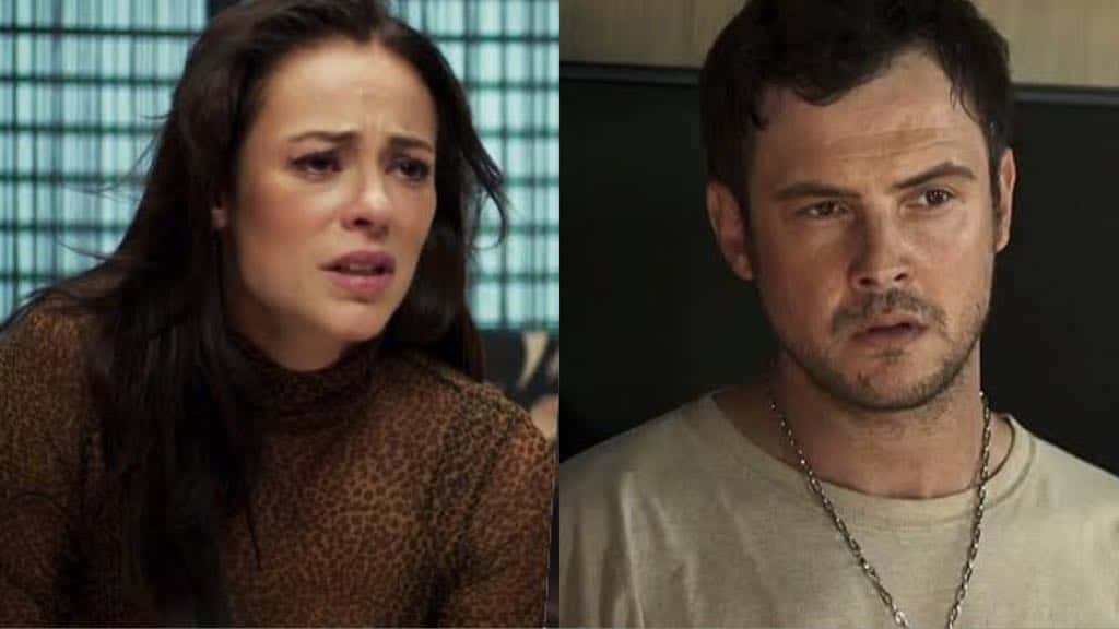 Chiclete (Sergio Guizé) não irá matar Vivi Guedes (Paolla Oliveira) e tirar a própria vida em seguida em A Dona do Pedaço (Foto: Reprodução/Globo)