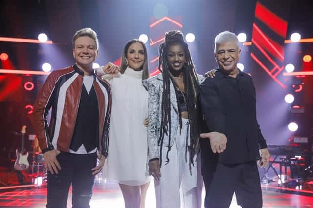 Michel Teló, Ivete Sangalo, Iza e Lulu Santos (Foto: Globo/ Victor Pollak)