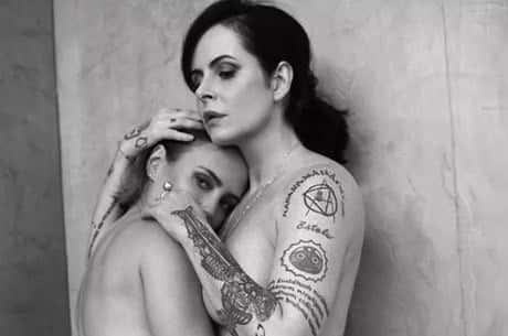 Fernanda Nobre e Fernanda Young (Foto: Reprodução/Bob Wolfenson)