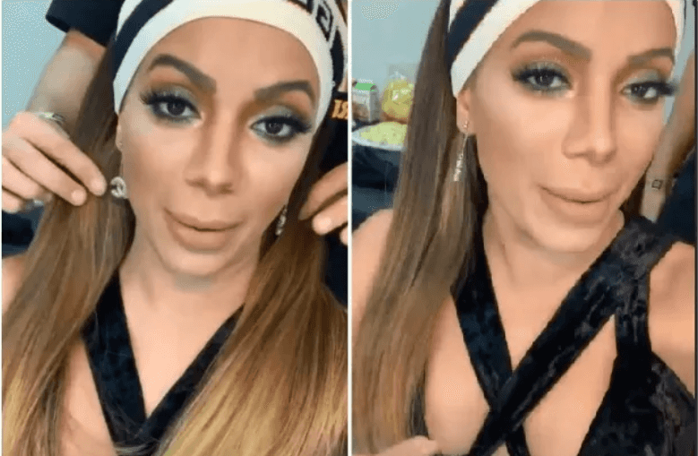 Anitta fez uma revelação sobre o seu corpo no Instagram (Foto: Reprodução)