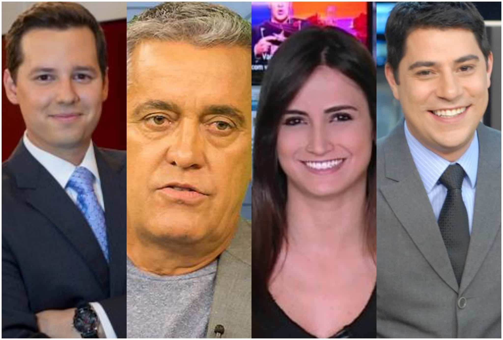 Donny, Mauro, Mari e Evaristo. Foto: Reprodução/Montagem TV FOCO