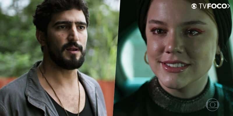 Dalila será presa por causa de Jamil em Órfãos da Terra da Globo (Foto: Montagem/TV Foco)