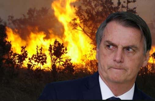 O presidente Jair Bolsonaro não se manifestou de forma ativa sobre as queimadas na Amazônia (Foto: Reprodução)