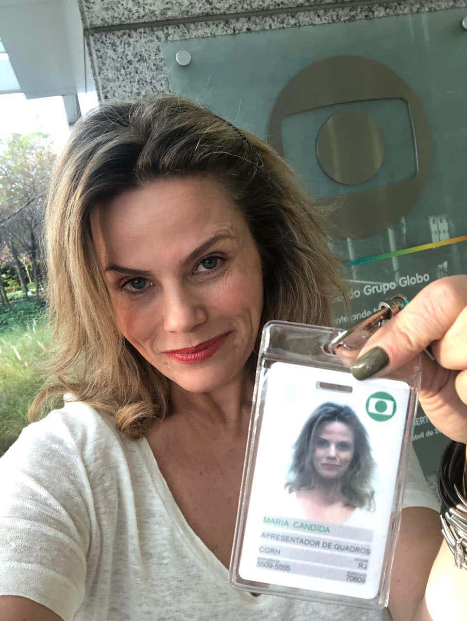 Maria Cândida é contratada pela TV Globo (Foto reprodução Instagram)