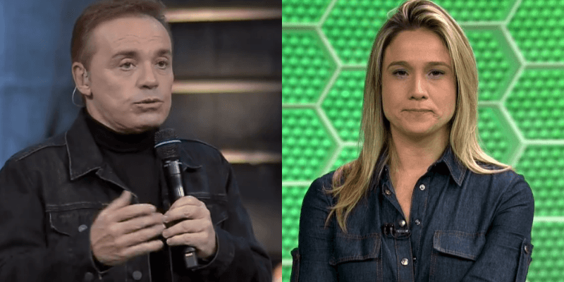O apresentador da Record, Gugu Liberato abre o jogo e acaba com Se Joga da Globo, apresentado por Fernanda Gentil (Foto; Montagem TV Foco)