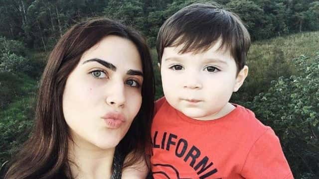 Jéssica Costa e o Filho Noah (Foto: Reprodução)