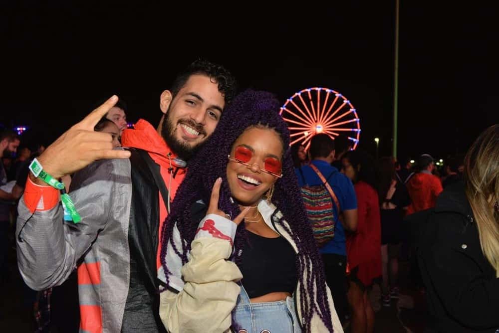Jeniffer Nascimento e o marido, Jean Amorim ( Foto: Fábio Cordeiro/Gshow)