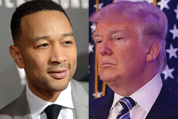 Donal Trump e John Legend travam batalha nas redes sociais (Foto: Reprodução)