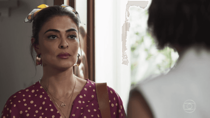 Maria da Paz (Juliana Paes) fará Josiane (Agatha Moreira) virar boleira em A Dona do Pedaço (Foto: Reprodução/Globo)