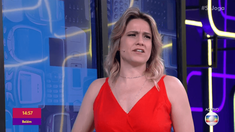 Fernanda Gentil no comando do Se Joga (Foto: Reprodução/Globo)